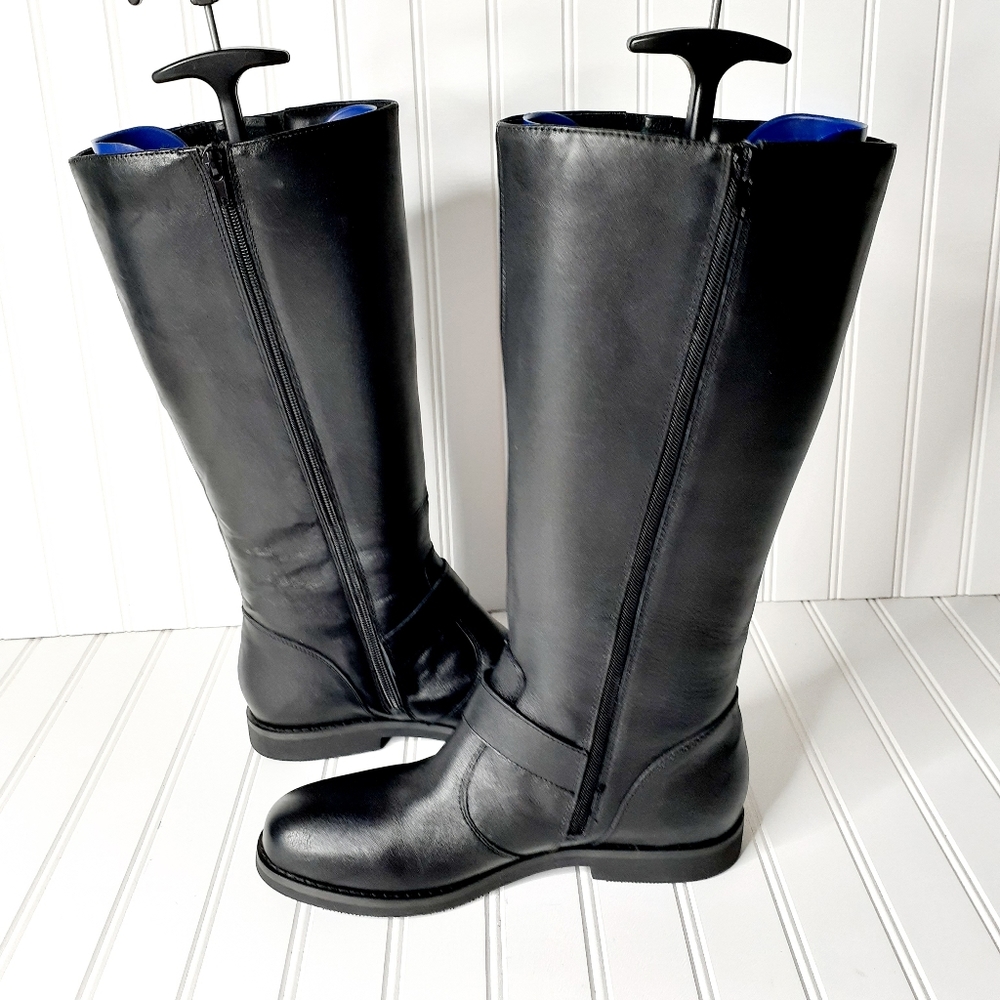 NEW David Tate Alpine Knee High Black Boot - Picture 4 of 12